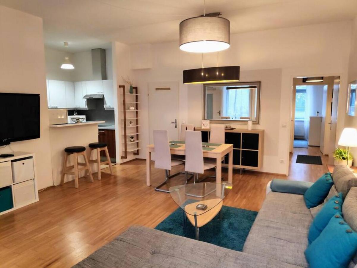 Nd Exquisites Wundervolles Ruhiges Terrassenapartment Mit Garage Vídeň Exteriér fotografie